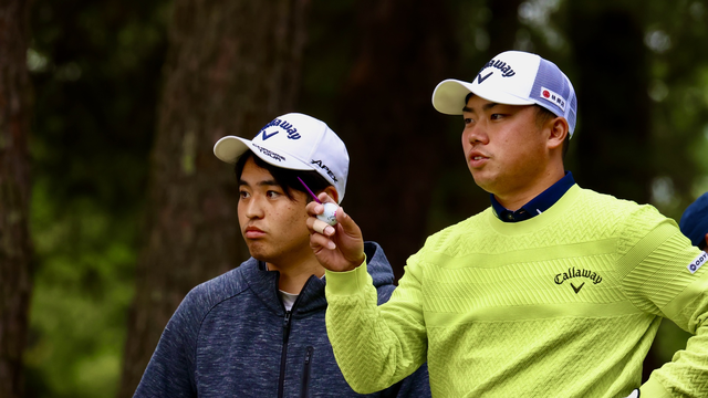 出利葉太一郎が首位と１打差の２位タイ。絶好の位置から逆転を狙う