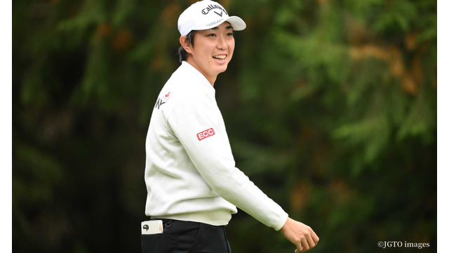 昨季のチャレンジ賞金王・山田大晟が、初の首位発進で夢見る師弟対決