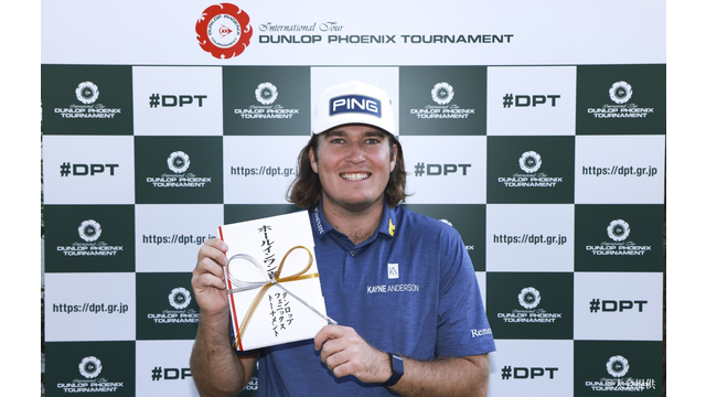 招待外国人選手のシプリーがホールインワンを達成