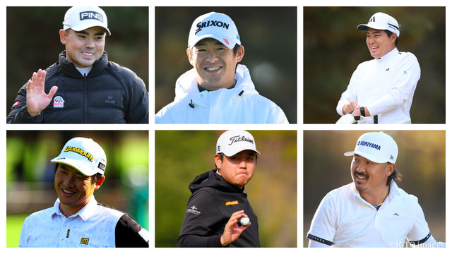 男子のJGTOはこの6人で勝負します⛳14日「日立3ツアーズチャンピオンシップ」