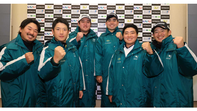 男子はメンバー最年少の最上位者がキャプテン「誰もが賞金王を獲れる選手」蟬川泰果がチームを引っ張る