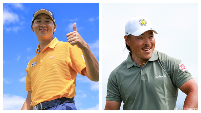 ホストプロらが上位をキープ。鍋谷と藤本が2ラウンド終了