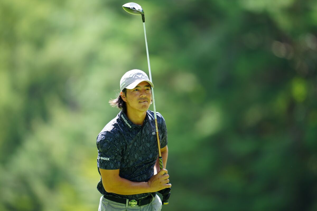 石川が2打差5位発進（米二部）