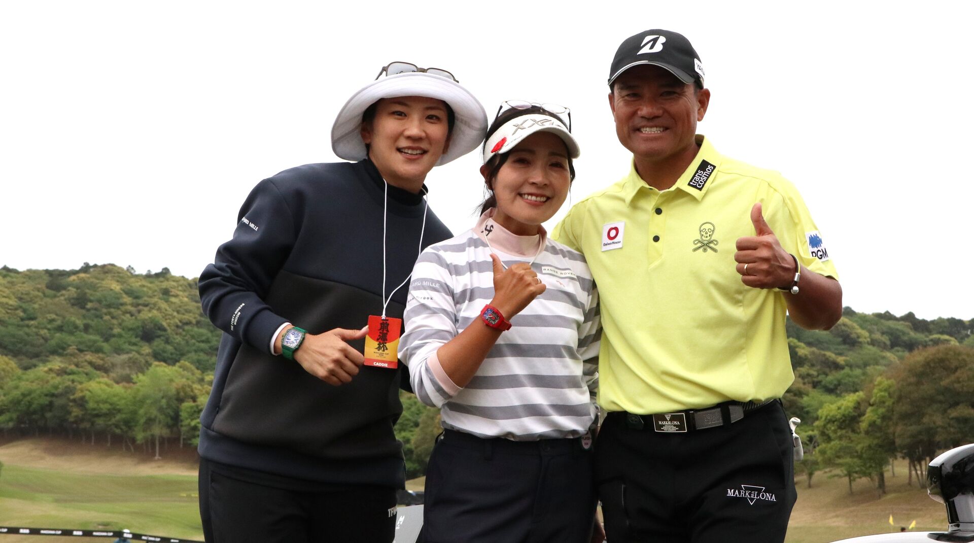 青木さん、成田さんを見守りながら。宮里が“ゆうさく会”を結成?!　前澤さんにもオファー