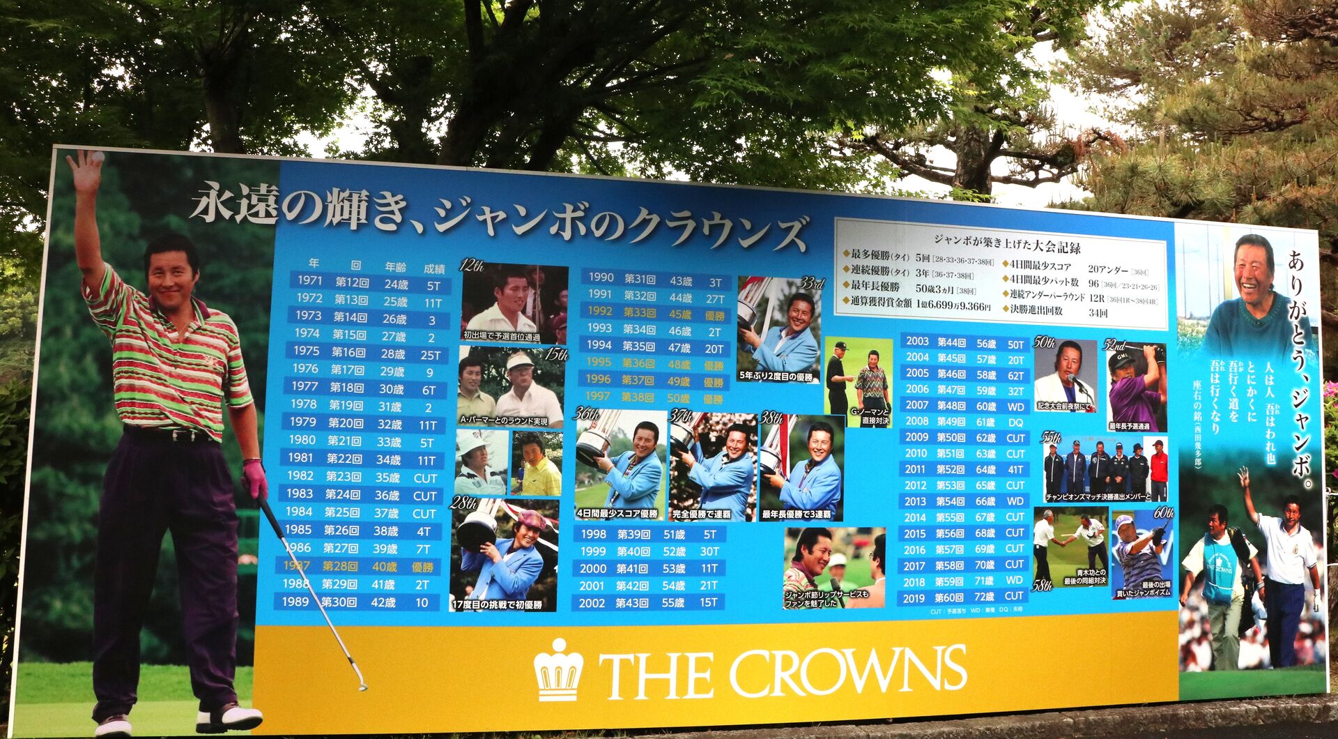 ジャンボさんを偲びながら。中継・配信予定のお知らせ