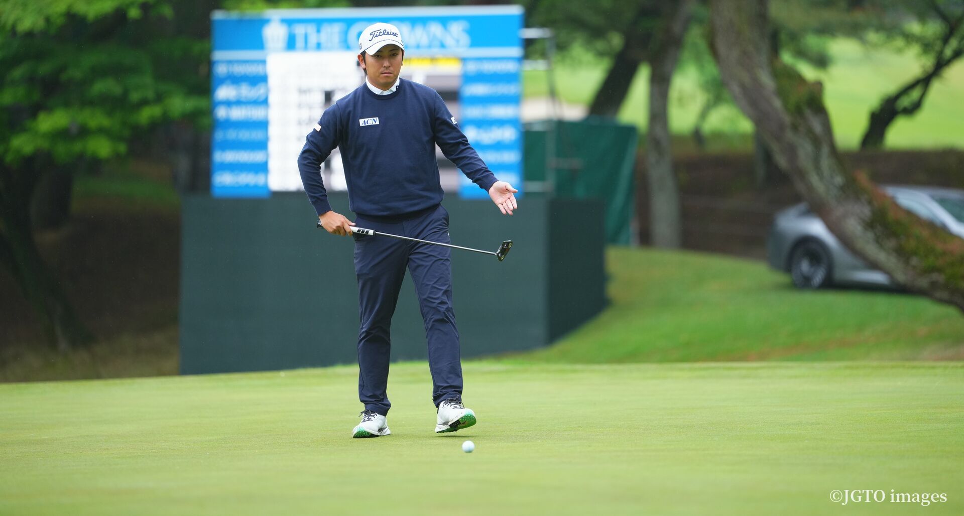 前田光史朗が「自分にびっくり」和合で自己最高62＆10バーディで単独首位獲り