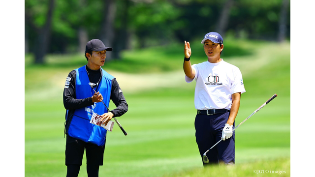 鍋谷太一が先週のVキャディと夢の地元優勝へ「できれば最高」