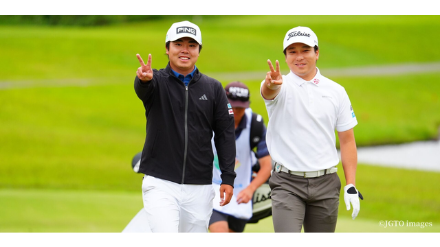 勝俣陵と細野勇策が2打差の首位に並ぶ