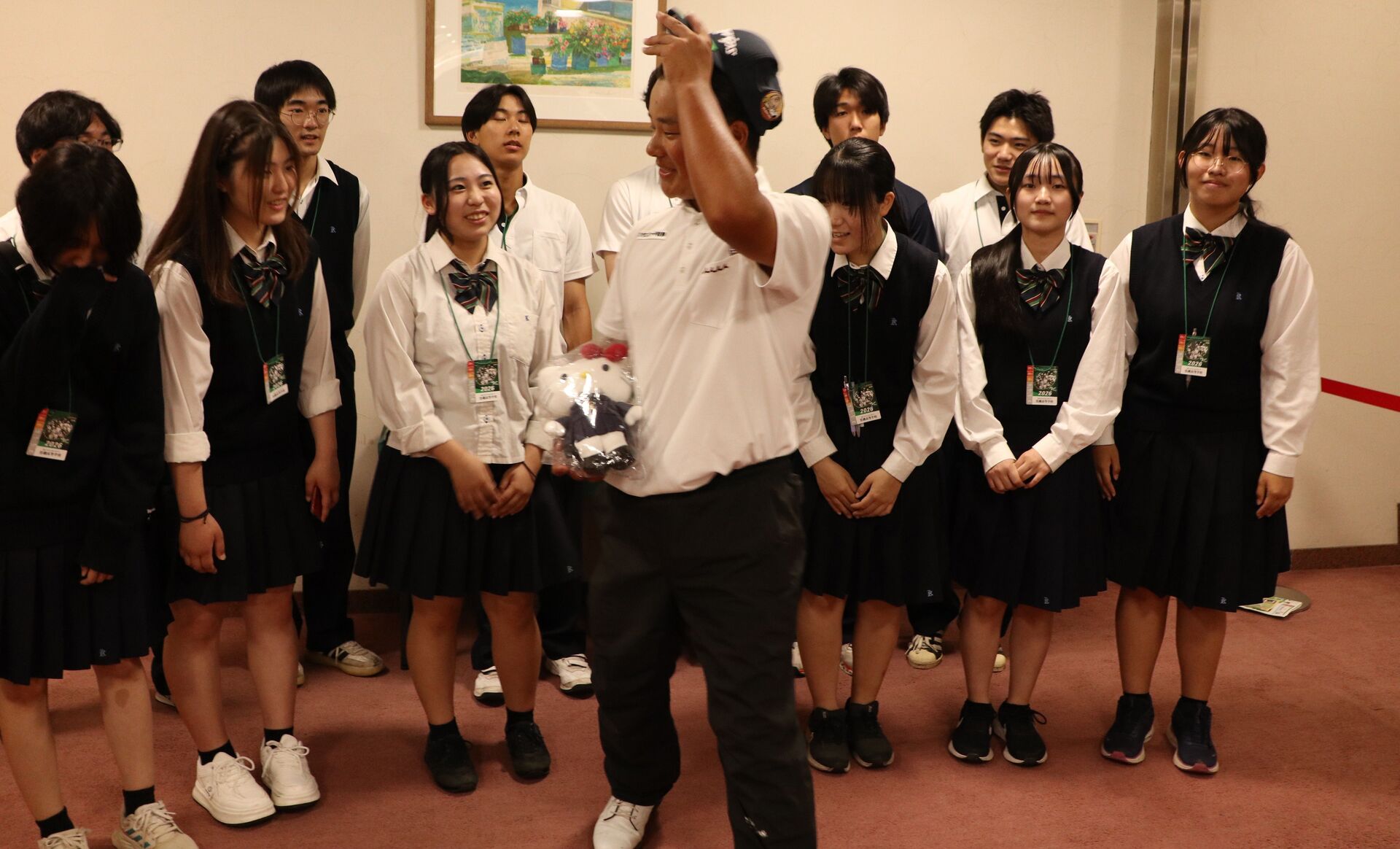 今年は年下プロにも突撃取材! 地元・黒磯高校のみなさんがご来場