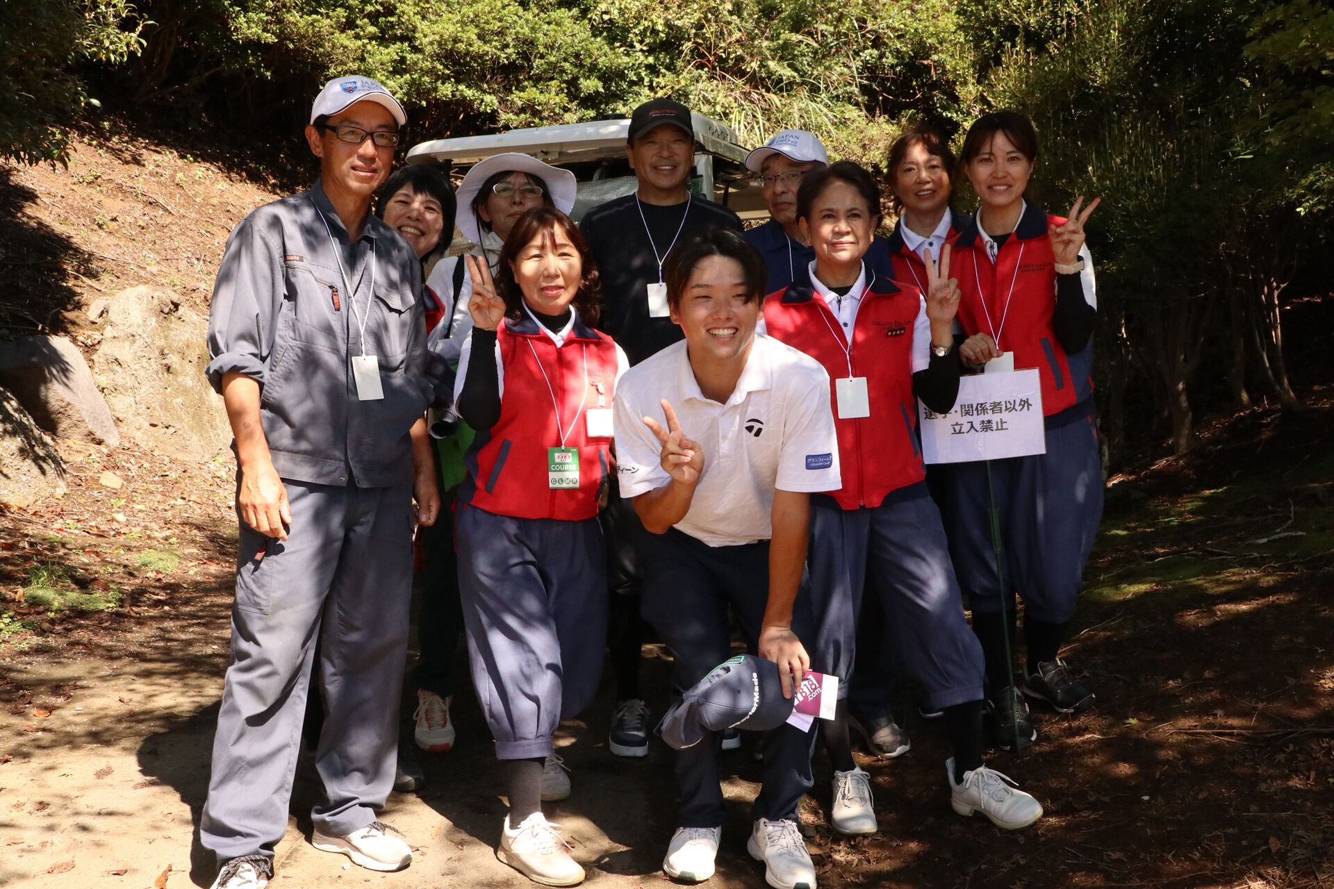 所属プロ! 板東寿匡が“人生初富士山”のコースで研鑽中。