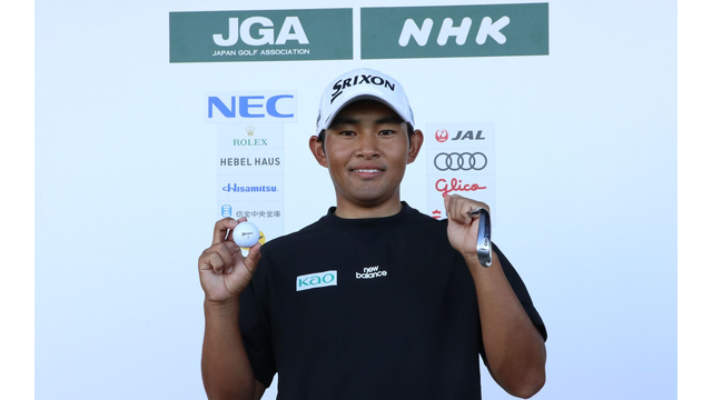 山下勝将が大会24人目のホールインワン達成