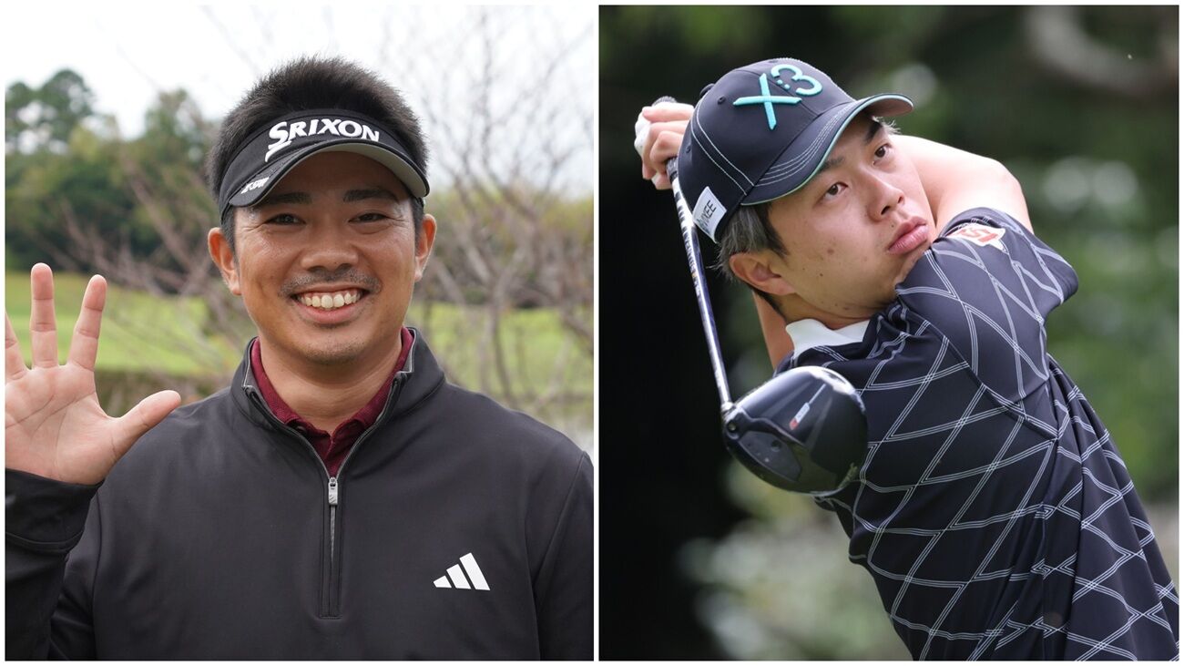 「優勝しかない」崖っぷちから竹内大と田中章太郎が攻めのゴルフで好発進