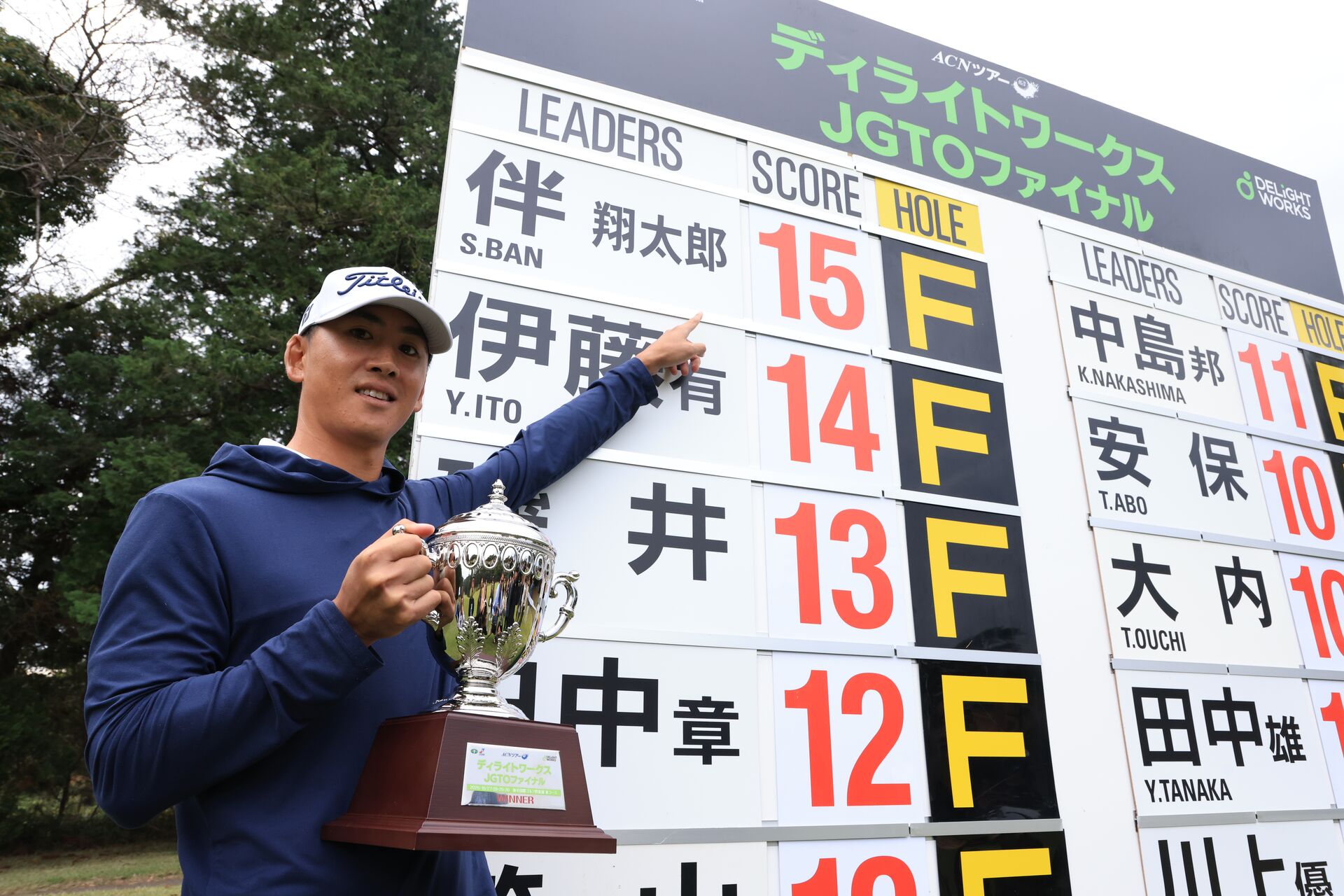 伴翔太郎が劇的バーディで今季2勝目を逆転で飾る!