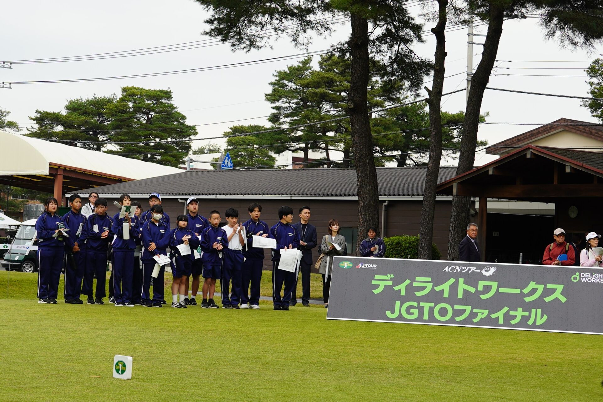 地元中学校のゴルフ部がトーナメントを体感！