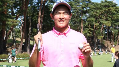 16 years old amateur Masato Sumiuchi made "youngest Hole-in-One" record