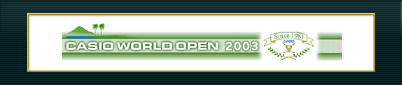 カシオワールドオープン 2003